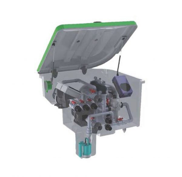 Комплексная фильтрационная установка AquaViva EMD-11C (11м3/ч)