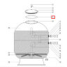 Уплотнительное кольцо крышки фильтра Aquaviva D1050/1250/1400 мм